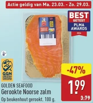 Aanbieding: Gerookte Noorse zalm