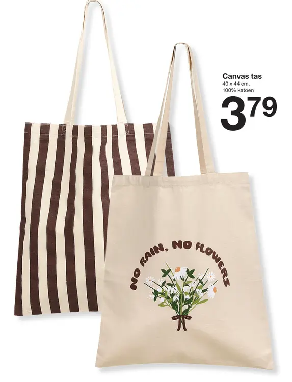 Aanbieding: Canvas tas