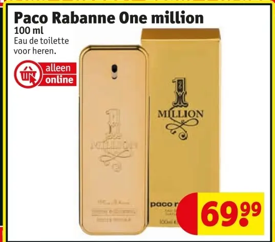 Aanbieding: Paco Rabanne One million