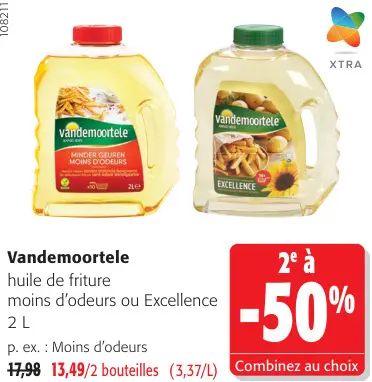 Offre: Vandemoortele huile de friture