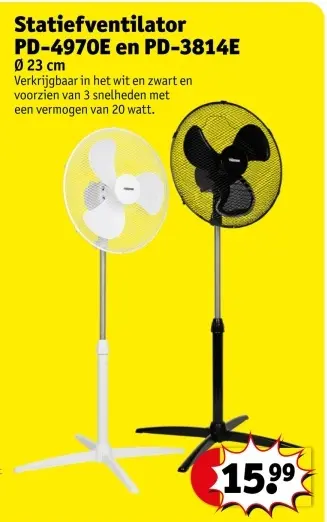 Promotie: Statiefventilator