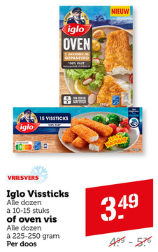 Aanbieding: Iglo Vissticks