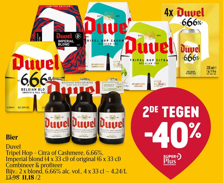 Aanbieding: Blond bier | 9,5% ALC. | Fles