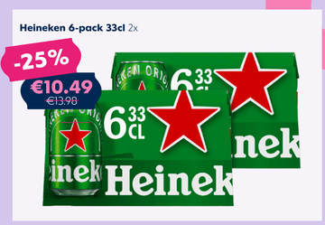 Aanbieding: Heineken 