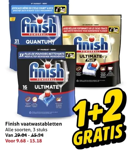 Aanbieding: Finish vaatwastabletten
