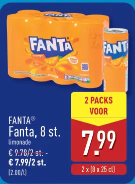 Promotie: Fanta, 8 st.