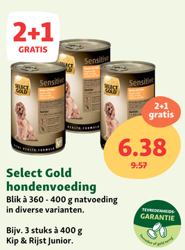 Aanbieding: Select Gold hondenvoeding