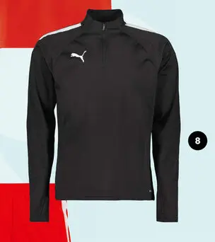 Aanbieding: Puma Teamliga heren trainingsshirt met lange mouwen zwart