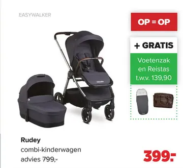 Aanbieding: Rudey combi-kinderwagen