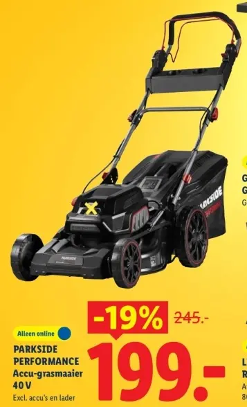 Aanbieding: Accu-grasmaaier