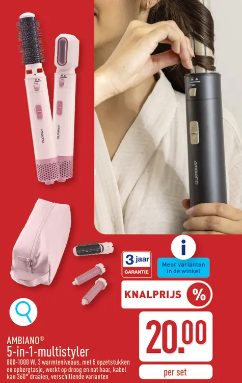 Promotie: AMBIANO® 5-in-1-multistyler