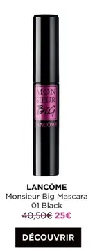 Offre: Monsieur Big Mascara
