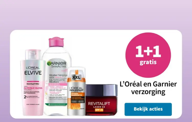 Promotie: L'Oréal en Garnier verzorging