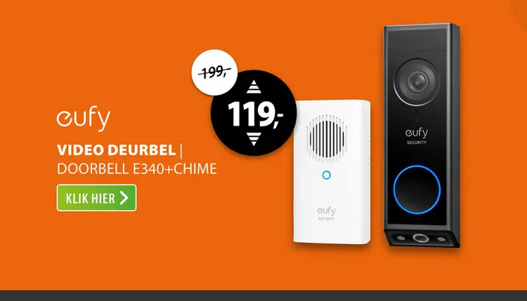 Aanbieding: Eufy Video Doorbell E340 + Chime