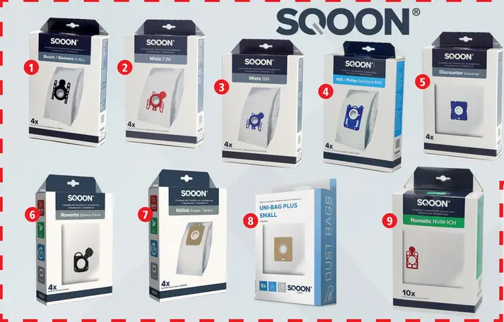 Aanbieding: Stofzuigerzakken Unibag Plus Small 5 Stuks