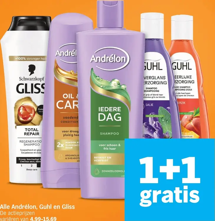 Aanbieding: Shampoo en conditioner