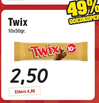 Aanbieding: Twix