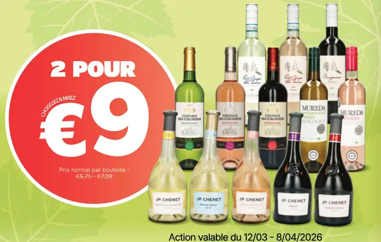 Offre: Wine bottles
