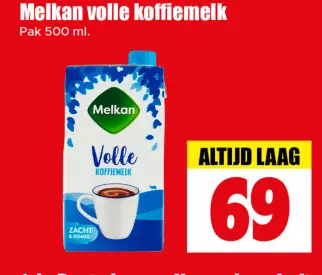 Aanbieding: Volle koffiemelk