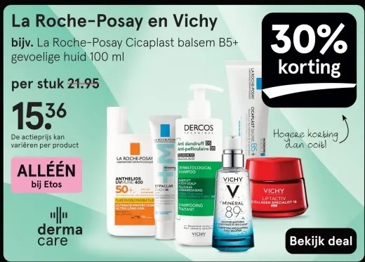 Aanbieding: La Roche-Posay en Vichy