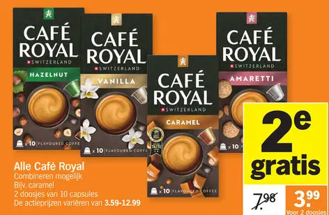Promotie: Café Royal
