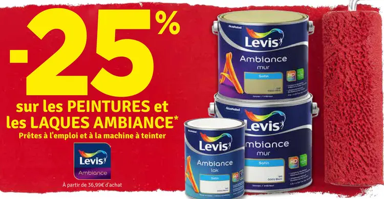 Offre: PEINTURES et LAQUES AMBIANCE