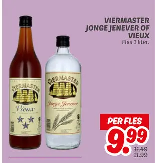 Aanbieding: Viermaster jonge jenever of vieux