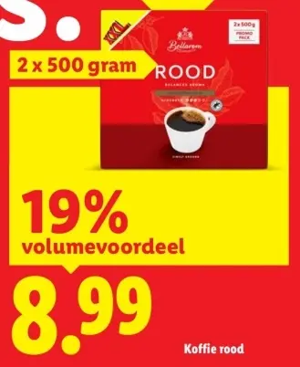 Aanbieding: Bellarom Koffie rood