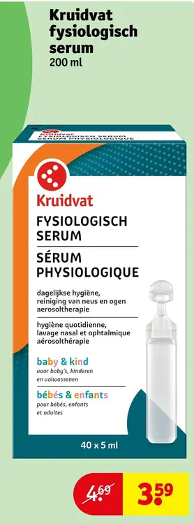 Promotie: Fysiologisch serum