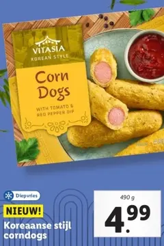 Aanbieding: Koreaanse stijl corndogs