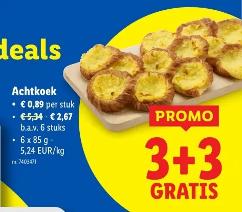 Promotie: Achtkoek