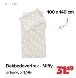 Aanbieding: Dekbedovertrek - Miffy