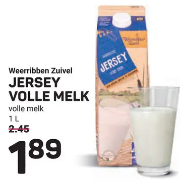 Aanbieding: JERSEY VOLLE MELK