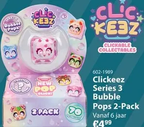 Aanbieding: Clickeez Series 3 Bubble Pops 2-Pack