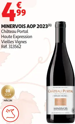 Offre: Château Portal Minervois AOP 2023