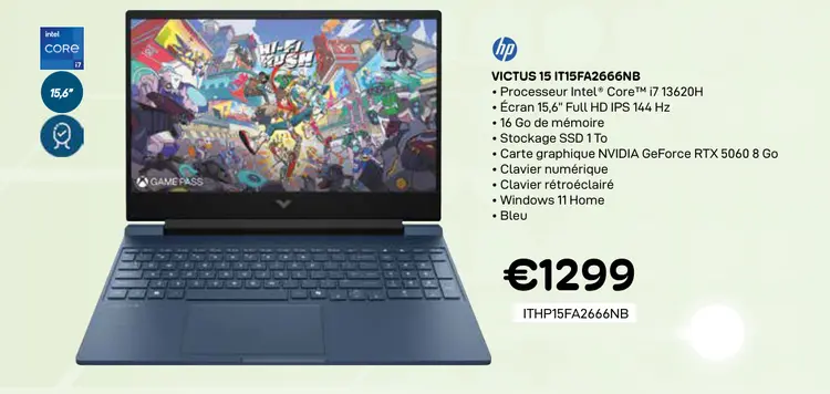 Offre: Victus 15 it15fa2666nb