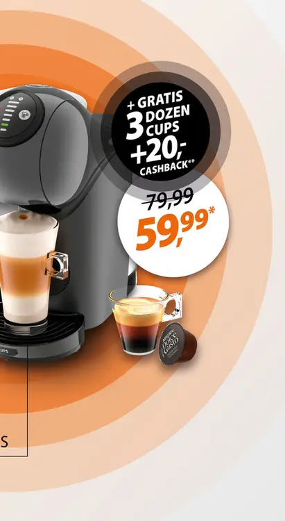 Aanbieding: Krups KP243B NESCAFÉ Dolce Gusto Genio S Basic Antraciet