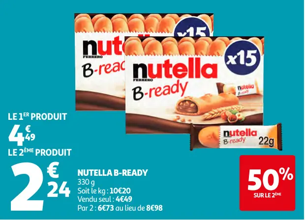 Offre: Nutella b-ready
