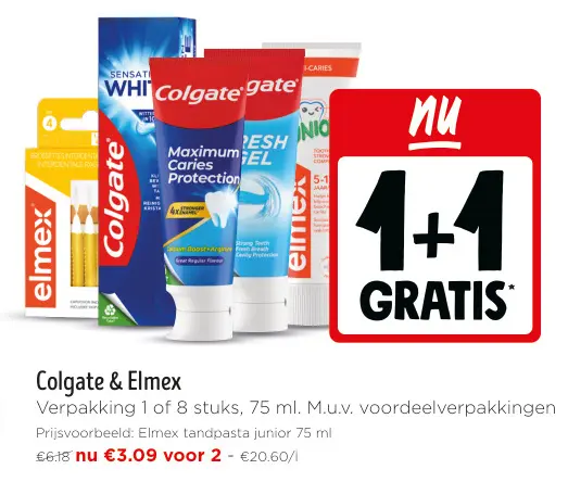 Promotie: Colgate & Elmex