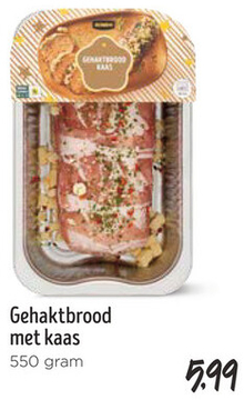 Aanbieding: Gehaktbrood met kaas