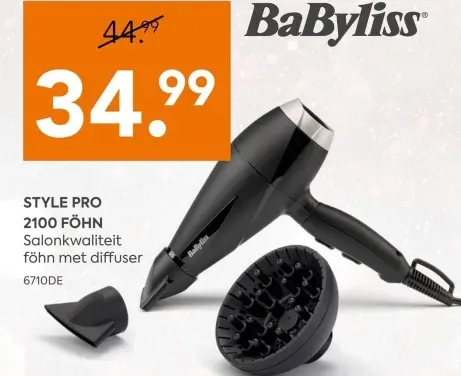 Aanbieding: Style pro 2100 föhn