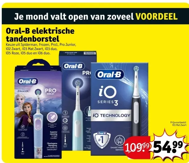 Promotie: Oral-B elektrische tandenborstel