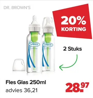 Aanbieding: Fles Glas