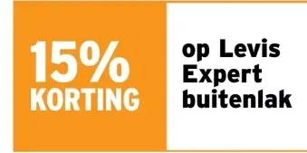 Promotie: Levis Expert buitenlak
