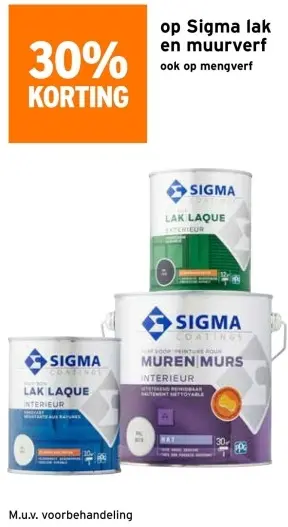 Aanbieding: Lak en muurverf