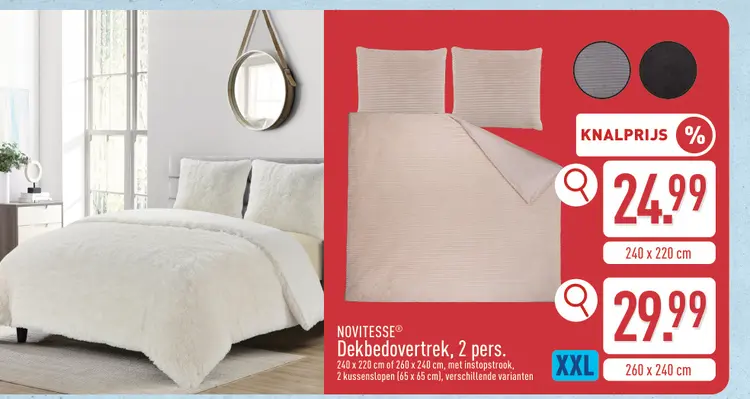 Promotie: Dekbedovertrek, 2 pers.