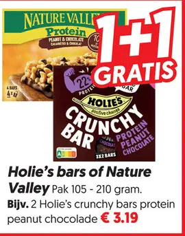 Aanbieding: Holie's bars of Nature Valley