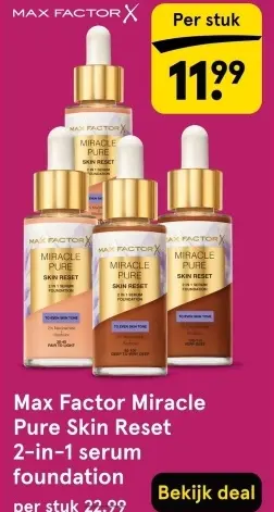 Aanbieding: Miracle Pure Skin Reset 2-in-1 serum foundation