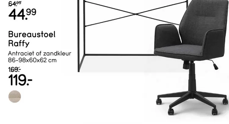 Aanbieding: Bureauastoel Raffy