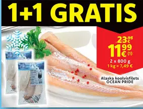 Aanbieding: Alaska koolvisfilets